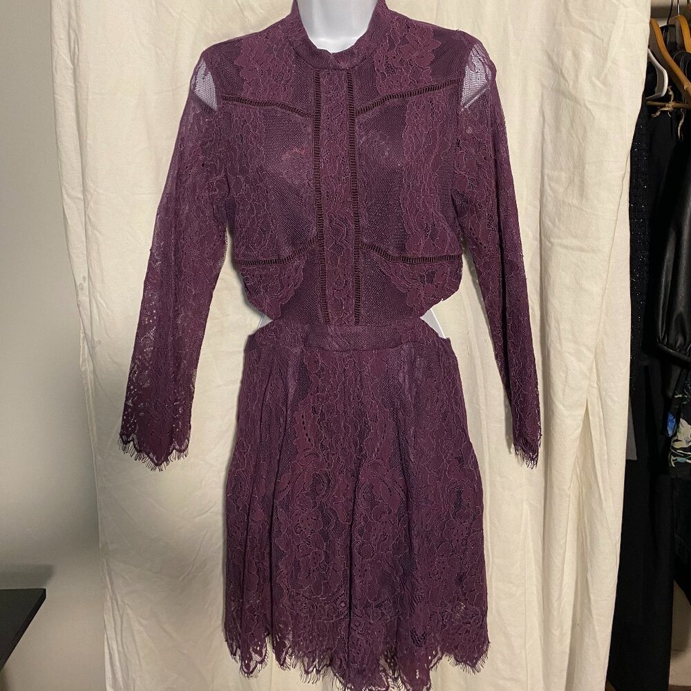 Xhilaration Victorian Lace-Cut & Statement Romper - Size M, Daring & Elegant!